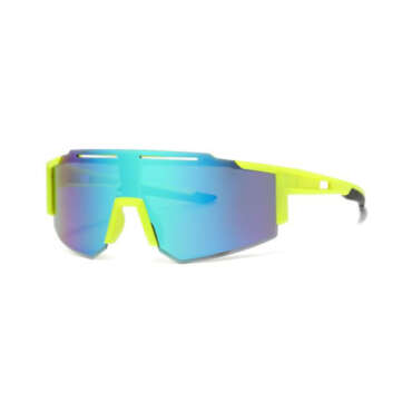 Neon Yellow Frame / Teal