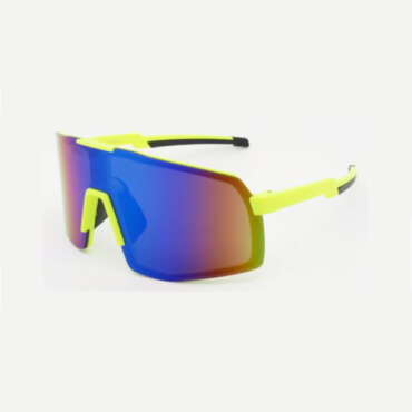 Neon Yellow Frame / Deep Blue