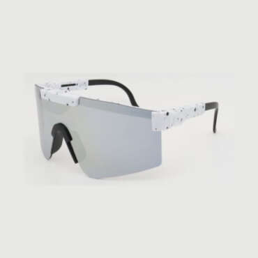 White Accented Frame / Silver