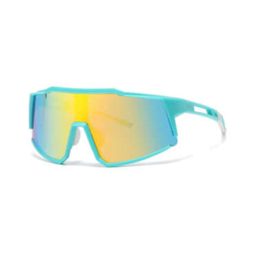 Neon Blue Frame / Yellow
