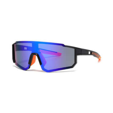 Orange Accented Frame / Deep Blue